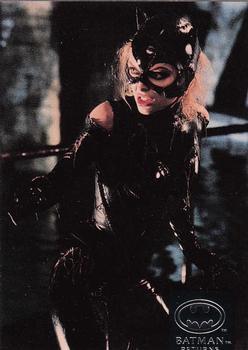 #3 The chemistry between Michael Keaton and Miche - 1992 Stadium Club Batman Returns
