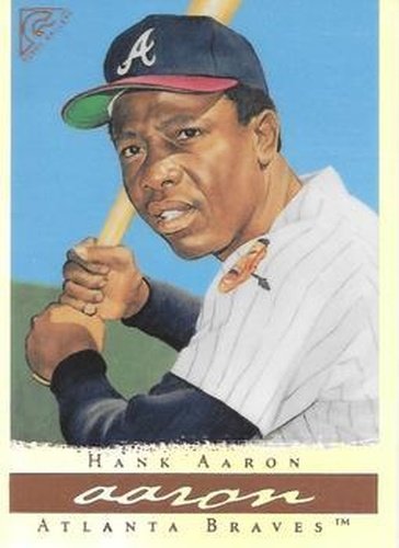 #3b Hank Aaron - Atlanta Braves - 2003 Topps Gallery Hall of Fame - Artist's Proofs Baseball