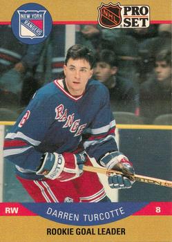 #400 Darren Turcotte - New York Rangers - 1990-91 Pro Set Hockey