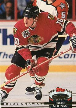 #400 Brian Noonan - Chicago Blackhawks - 1992-93 Stadium Club Hockey