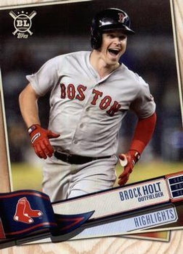 #400 Brock Holt - Boston Red Sox - 2019 Topps Big League Baseball