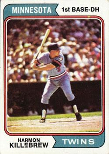 #400 Harmon Killebrew - Minnesota Twins - 1974 Topps Baseball
