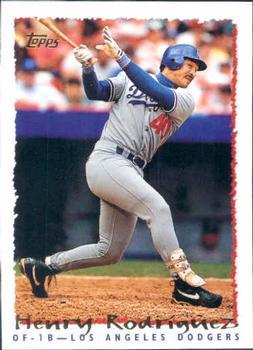#400 Henry Rodriguez - Los Angeles Dodgers - 1995 Topps Baseball