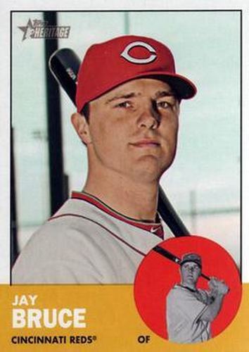 #400 Jay Bruce - Cincinnati Reds - 2012 Topps Heritage Baseball