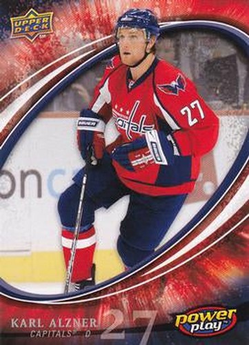 #400 Karl Alzner - Washington Capitals - 2008-09 Upper Deck Power Play Box Set Hockey