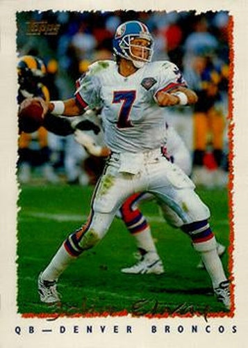#400 John Elway - Denver Broncos - 1995 Topps Football