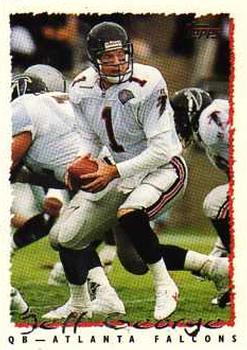 #401 Jeff George - Atlanta Falcons - 1995 Topps Football
