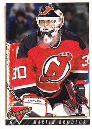 #401 Martin Brodeur - New Jersey Devils - 1993-94 Topps Premier Hockey