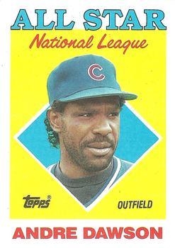 #401 Andre Dawson - Chicago Cubs - 1988 Topps Baseball