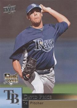 #401 David Price - Tampa Bay Rays - 2009 Upper Deck Baseball