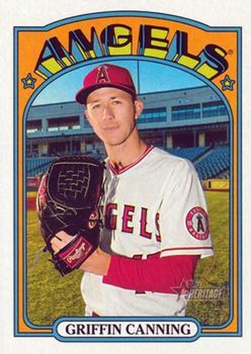 #401 Griffin Canning - Los Angeles Angels - 2021 Topps Heritage Baseball