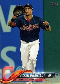 #401 Michael Brantley - Cleveland Indians - 2018 Topps Baseball
