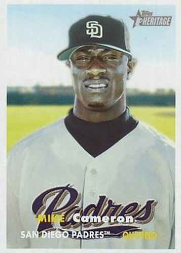 #401 Mike Cameron - San Diego Padres - 2006 Topps Heritage Baseball