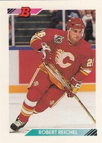 #401 Robert Reichel - Calgary Flames - 1992-93 Bowman Hockey