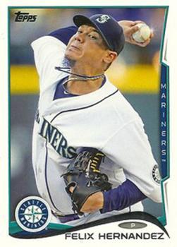 #401c Felix Hernandez - Seattle Mariners - 2014 Topps Baseball