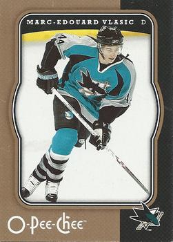 #402 Marc-Edouard Vlasic - San Jose Sharks - 2007-08 O-Pee-Chee Hockey
