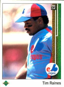 #402 Tim Raines - Montreal Expos - 1989 Upper Deck Baseball