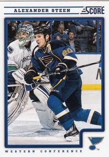 #402 Alexander Steen - St. Louis Blues - 2012-13 Score Hockey