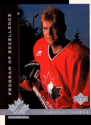 #402 Christian Chartier - Canada - 1997-98 Upper Deck Hockey