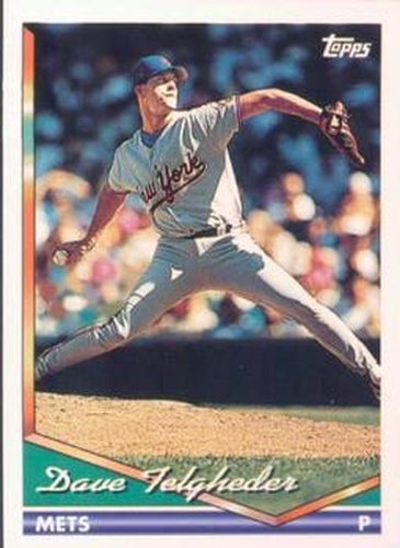 #402 Dave Telgheder - New York Mets - 1994 Topps Baseball