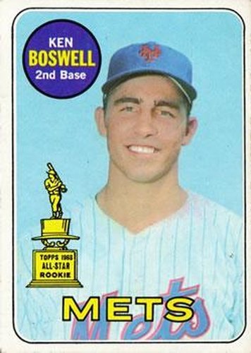 #402 Ken Boswell - New York Mets - 1969 Topps Baseball