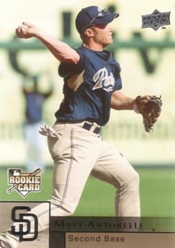 #402 Matt Antonelli - San Diego Padres - 2009 Upper Deck Baseball