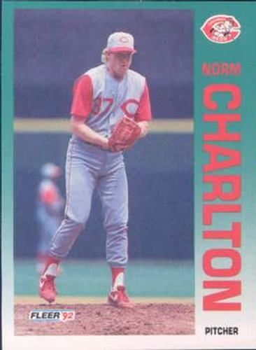 #402 Norm Charlton - Cincinnati Reds - 1992 Fleer Baseball