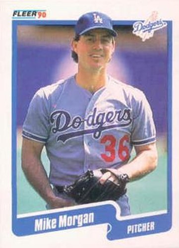 #403 Mike Morgan - Los Angeles Dodgers - 1990 Fleer USA Baseball