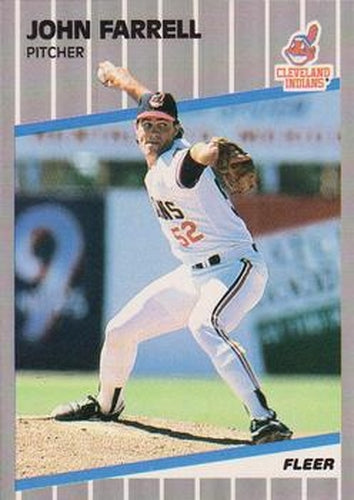 #403 John Farrell - Cleveland Indians - 1989 Fleer Baseball