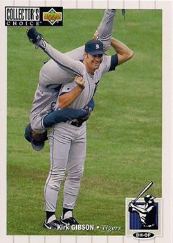 #403 Kirk Gibson - Detroit Tigers - 1994 Collector's Choice Baseball