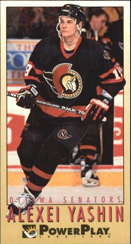 #403 Alexei Yashin - Ottawa Senators - 1993-94 Fleer PowerPlay Hockey
