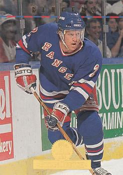 #403 Brian Leetch - New York Rangers - 1994-95 Leaf Hockey