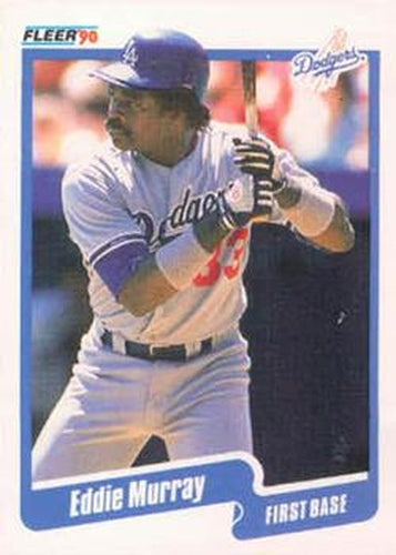 #404 Eddie Murray - Los Angeles Dodgers - 1990 Fleer USA Baseball