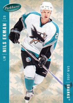 #404 Nils Ekman - San Jose Sharks - 2005-06 Parkhurst Hockey