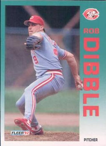 #404 Rob Dibble - Cincinnati Reds - 1992 Fleer Baseball
