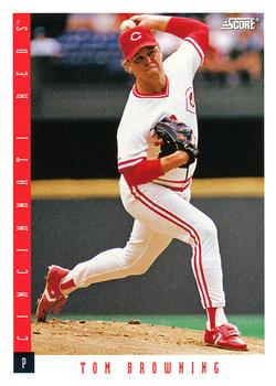 #404 Tom Browning - Cincinnati Reds - 1993 Score Baseball
