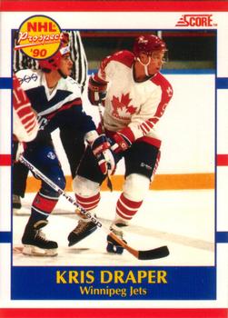 #404 Kris Draper - Winnipeg Jets - 1990-91 Score Canadian Hockey