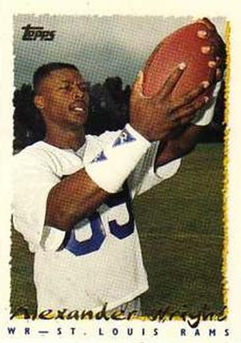 #404 Alexander Wright - St. Louis Rams - 1995 Topps Football