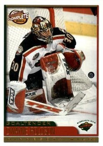#404 Dwayne Roloson - Minnesota Wild - 2003-04 Pacific Complete Hockey