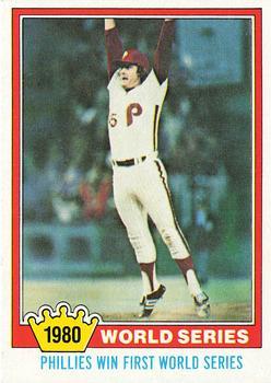 #404 1980 World Series WS - Philadelphia Phillies - 1981 Topps Baseball