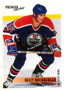 #404 Kelly Buchberger - Edmonton Oilers - 1994-95 O-Pee-Chee Premier Hockey