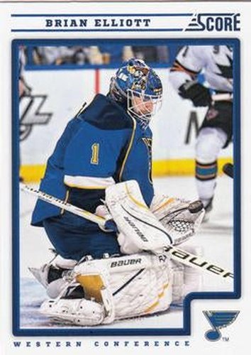 #404 Brian Elliott - St. Louis Blues - 2012-13 Score Hockey