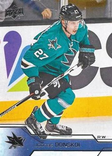 #404 Joonas Donskoi - San Jose Sharks - 2016-17 Upper Deck Hockey