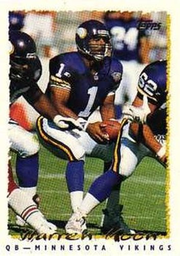 #405 Warren Moon - Minnesota Vikings - 1995 Topps Football