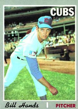 #405 Bill Hands - Chicago Cubs - 1970 Topps Baseball