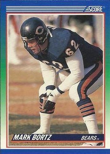 #405 Mark Bortz - Chicago Bears - 1990 Score Football