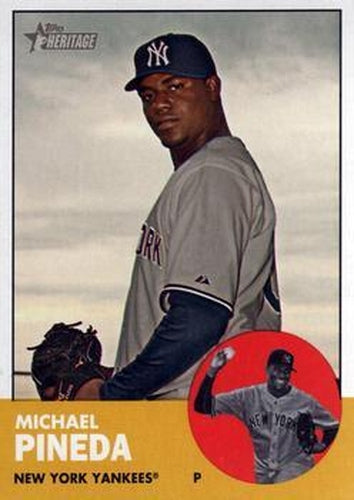 #405 Michael Pineda - New York Yankees - 2012 Topps Heritage Baseball
