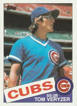 #405 Tom Veryzer - Chicago Cubs - 1985 Topps Baseball