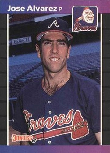 #405 Jose Alvarez - Atlanta Braves - 1989 Donruss Baseball