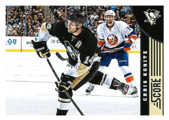 #405 Chris Kunitz - Pittsburgh Penguins - 2013-14 Score Hockey